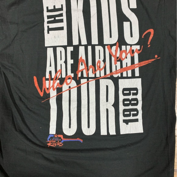 The Who-Maximum Rock and Roll-1989-tour shirt-1989 - Picture 3 of 3